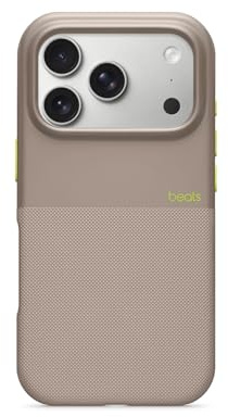 Beats Funda Reforzada con MagSafe, Control de cámara, Resistente a caídas y arañazos, Textura Mate e Interior de Microfibra para iPhone 17 Pro - Gris Alpino