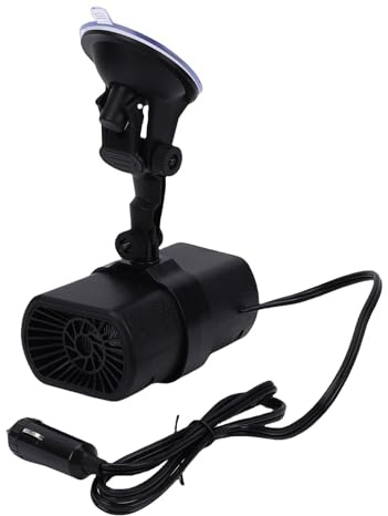 Ventilador Calefactor Antivaho para Coche, Refrigeración del Calentador 2 en 1 con Ventosa para Vehículo RV SUV