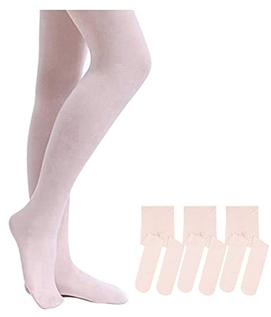 Stelle Girls' Ultra Soft Pro Dance Tight/Ballet Footed Tight(Toddler/Little Kid/Big Kid),3BP,M