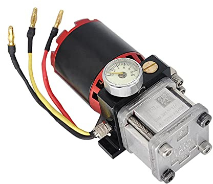 10MPA pompe à huile hydraulique haute pression haute pression avec panneau de connexion et vanne de régulation for RC Pièces d'excavatrice hydraulique, Économie de main-d'œuvre(One Italian Oil Pump)