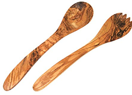 Olivewood Basic salladsbestick olivträ 29 cm – 2-pack