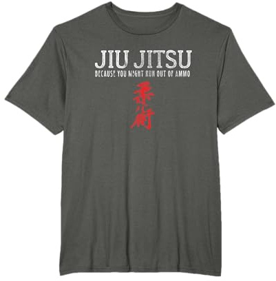 Jiu Jitsu Brésilien MMA Japon T-Shirt Noir Unisex Adulte Sports T-Shirt BJJ Coupe Classique Manche Courte Col Rond Coton Léger 100% Cotton Imported