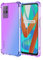 WEIOU TPU Degradado Funda para Realme 8i, Carcasa Protectora Antigolpes Suave TPU Silicona Caso Anti-Choques Resistente a los Arañazos Cover (Purple Blue)