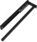 SOTECH Aluminium Handtuchhalter TED 1-armig schwarz matt (325-487 mm, ausziehbar) Teleskop-Handtuchauszug für Bad oder Küche