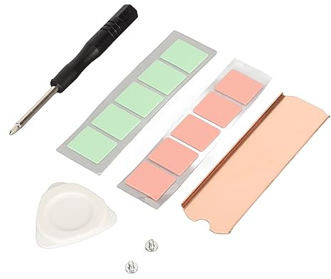 M.2 2280 SSD Copper Heat Sink With Silicone Thermal Conductive Pad - NVMe Heatsink Cooler for 2280 NVMe SSDs