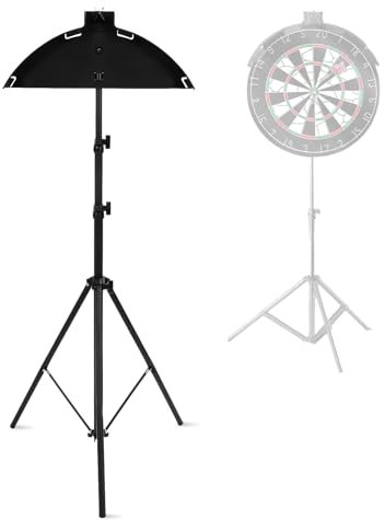 LICAEVEY Dartboard-Ständer, Robuster, Faltbarer Dartboard-Ständer mit Freistehendem Stativ, Einfach zu Montierender, Stabiler Dartboard-Ständerhalter