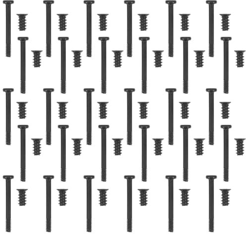 UKCOCO Computer Case Fan Screws Kit: 60Pcs PC Case Fan Screw Cross M5 Chassis Cooler Screws Kit for Computer Repair DIY(LongScrew 3cm + ShortScrew 1cm)