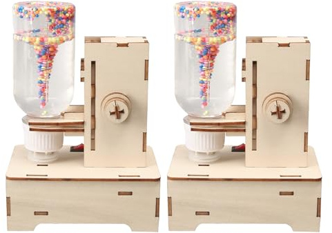 KOMBIUDA 2 Pezzi Kit Tornado Scientifico Stem per Giocattolo Educativo Interattivo per Esperimenti di Fisica e Scienze Meteorologiche Progetto Montessori per Apprendimento Pratico e