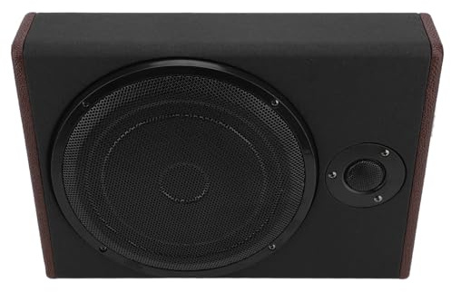 RASTKY Car Subwoofer Kit, Strong Bass Under Fit for Seat Speaker for Vehicles, 10 Inch Car Sub Bass Kit for Driver, PU Material