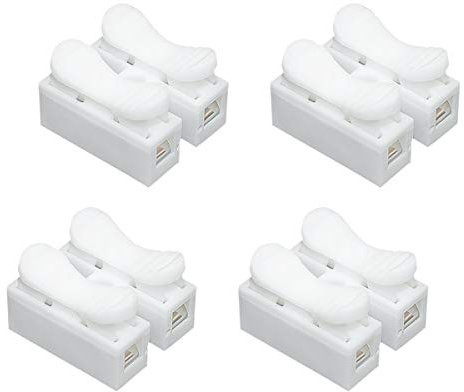 Ulable 30pcs White No Solding Welding Quick Cable Wire Connector No Screw Terminal Spring Clamp (2 bit)