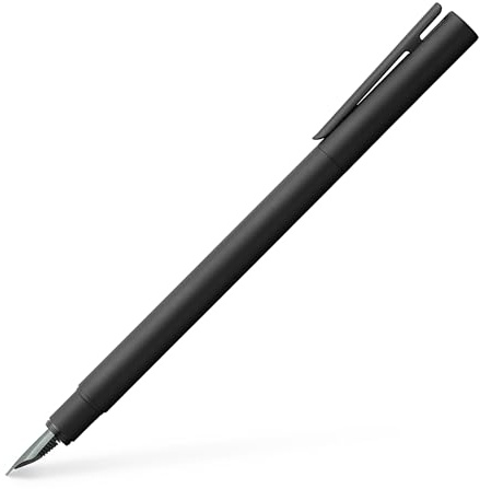 Faber-Castell 342300 - Füller Neo Slim Metall, Federbreite M, schwarz
