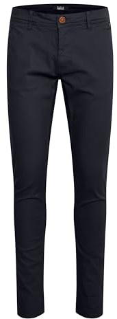 Blend BHNATAN Herren Chino Stoffhose mit Stretch, Größe:W33/32, Farbe:Dark Navy Blue (74645)