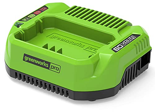 Greenworks Battery Charger G60UC (Li-Ion 60V 120W/2A Output suitable for all batteries of the 60V Greenworks series)