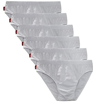 Liabel Slip Uomo 100% Cotone Art. 959 Conf.6pz Bianco 5 (L)