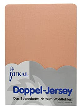 Dukal | Spannbettlaken oval für Kinderwagen Stubenwagen Wiegen Beistellbett | 35x75 – 40x75 cm | aus hochwertigem DOPPEL-Jersey | 100% Baumwolle | Farbe: lachs