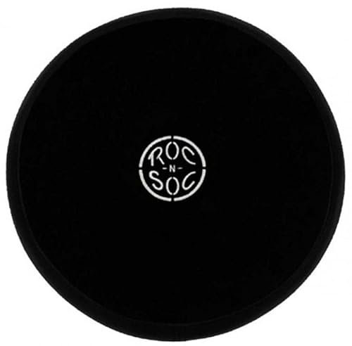 Roc-N-Soc Asiento Redondo para Taburete de Batería Negro