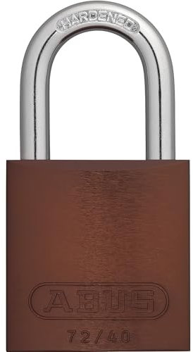 ABUS | Vorhängeschloss | Aluminium | 72/40 | VE 6 Stk | braun
