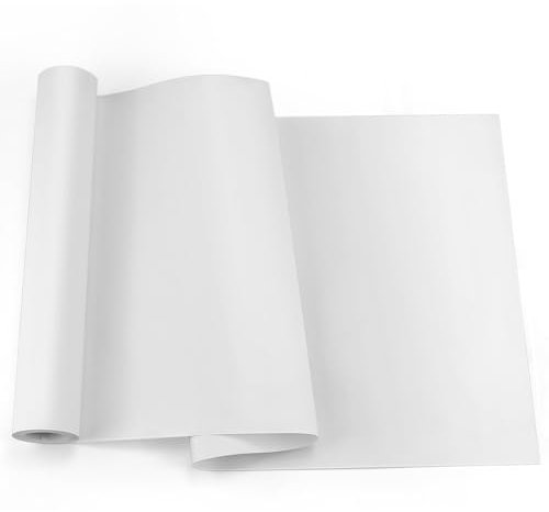 ADERTOS 1 Rolle Zeichenpapierrolle 30cm*15m Zeichenpapier Skizzenpapier Rolle Weiß Papierrolle Malen Zeichnen Staffeleipapier Skizze Malerei Papier 70g/qm Skizzenrolle Kunst Malpapier für Studenten