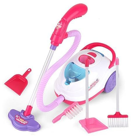 SDMAX Kids Toy Vacuum Cleaner Hoover, Children Cleaning Playset, Pretend Play, Parent-Child Interaction, Toy With Sound Effect, Lightweight And Portable, Gift For Kids