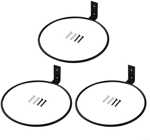 Homefurnishmall Flower Pot for RING Holder Set Sturdy Design for Displaying Your Favorite Plants Indoors or Outdoors (L )