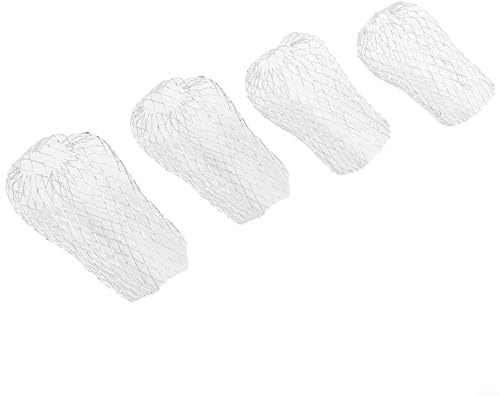 4 x Metallgitter-Dachrinnen-Schutz für Fallrohr-Abflussrohrabdeckungen, um Dachrinnen klar zu halten