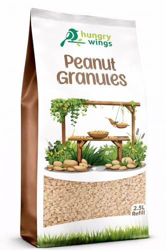 Hungry Wings Wild Bird Food 2.5L Refill Bag (Peanut Granules)