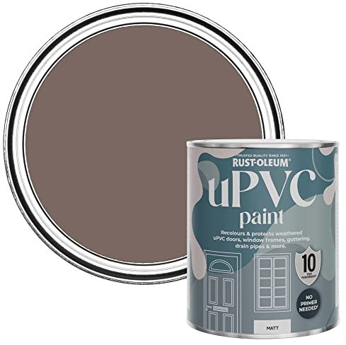 Rust-Oleum Brown uPVC Door and Window Paint in Matt Finish - River’s Edge 750ml