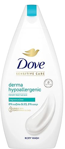 Dove Sensitive Care Body Wash Derma Hypoallergenic,450.00 ml (Pack of 1)