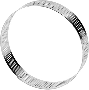 Alipis 1 Pieza 304 Herramienta Para Hornear y Repostería Anillos Acero Cortador De Galletas Tarta Moldes Para Cocinar Horneando Enrejado Cortadores De Galletas Circulares Mini Silver