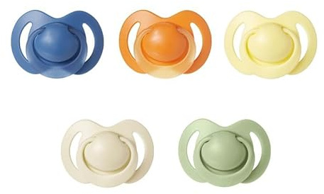Nuby Chupete para bebé | Silicona suave y flexible | Lote de 5 | 18-36 meses