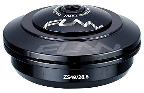 FUNN Descend Oberer Steuersatz ZS49/28.6, Zero Stack Schrägkugellager Oberer Steuersatz, Langlebiger und Leichter Legierungs-Steuersatz für Mountainbike, BMX-Bike, Rennrad und Gravel-Bike