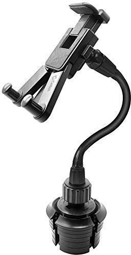 Cellet supporto auto universale, compatibile con braccio flessibile, portabicchiere base per Apple iPad/Pro/Mini/Air 2/Air/iPad 4/3/2, Samsung Galaxy S4/Tab 3/Tab A/e LG, Amazon Kindle Fire HD, tablet