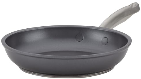 Anolon Accolade Forged Hard Anodized Nonstick Frying Pan/Skillet, 8 Inch, Moonstone Gray