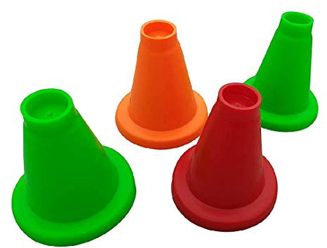 Kalindri Sports Cricketschläger aus Gummi, zum Üben und Trainieren, 10 Stück