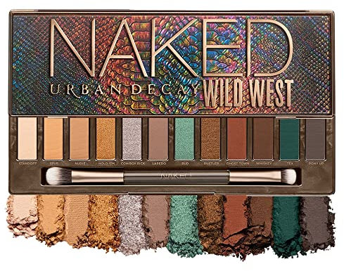 Urban Decay Naked Palette – Iconic 12-Shade Neutral Eyeshadow Palette with Mattes, Metallics & Shimmers, Vegan Formula, Wild West