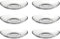Leonardo Napoli Untertassen 6er Set, spülmaschinengeeignete Glas-Unterteller für Napoli Espresso-Tassen, Glas-Untertassen 6 Stück Ø 11 cm, 024205