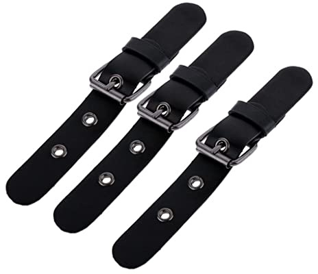 zalati Hebillas de cuero, 3 uds., broche de cuero PU, botones de palanca, accesorio de repuesto para bolso, costura DIY