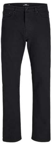 JACK & JONES Rddrelaxed Royal Selvedge Re 330 Noos, Black Denim, 32 W/32 L