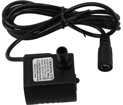 ibasenice DC Tauchpumpe Gartenteichpumpe aquarienpumpe Fischteich Pumpe katzenbrunnen pumpe Fischbehälter Pumpe Wasserpumpe tauchbar Mini -Wasserpumpe Tauchwasserpumpe Wassergartenpumpe Abs