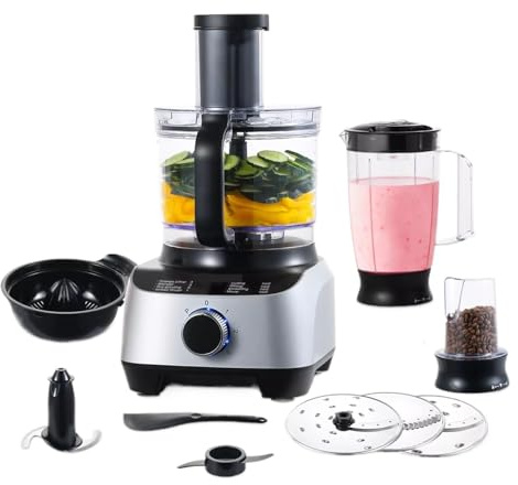 Batidora De Cocina Multifuncional 11 En 1 1300 W Procesador Alimentos Remueve Con Fuerza
