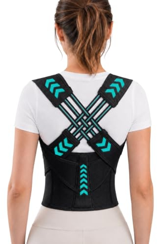 Posture Corrector for Women & Men - Back Brace & Upper Back Straightener with Shoulder Support - Breathable Back Support Belt & Posture Brace with Lumbar Support for Hunchback & Back Pain Relief (XL)