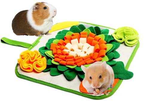 Generico Tappetino da Snuffle per Conigli Giochi Puzzle Di Arricchimento | Tappetino da Snuffle per Coniglietti Casa, Soggiorno, Gabbia, Conigliera, e Addestramento