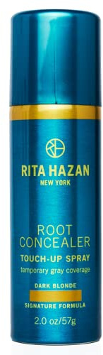 Rita Hazan Root Concealer Touch Up Spray - Instant Spray To Cover Up Roots - Quick Drying, Water-Resistant Formula - Temporary Hair Color Spray for Gray Roots - 2 oz. Root Spray