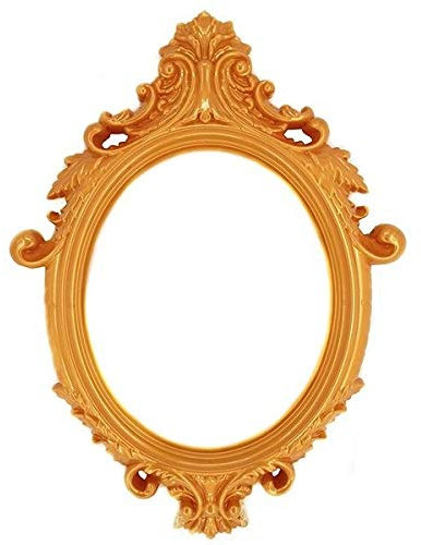 Large Size Gold Colour Antique Style 'Selfie' Oval Posing Frame