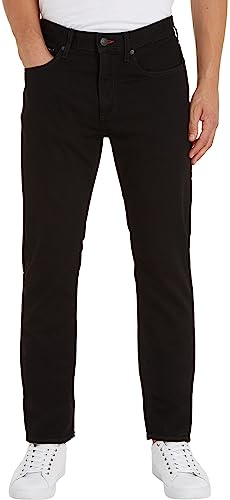 Tommy Hilfiger Hombre Pantalón Vaquero Core Denton Chelsea Stretch, Negro (Chelsea Black), 36W / 36L