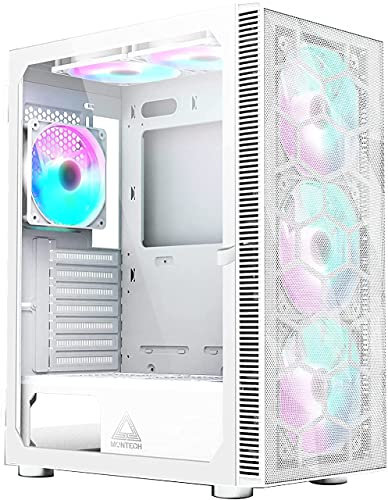 Montech X3 Mesh Midi-Tower, DRGB, Tempered Glass -weiß