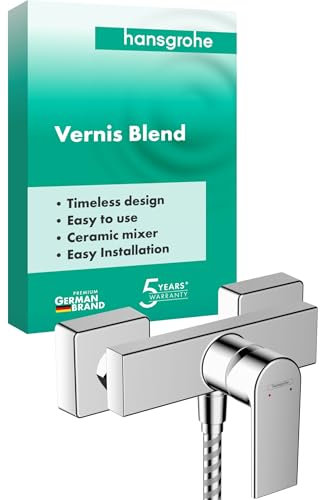 hansgrohe Vernis Shape - shower mixer exposed for 1 function, shower mixer tap, single lever shower mixer, chrome