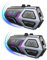Giwnhvx LX5 Motorcycle Helmet Headphones Mesh Intercom for 10 Riders 2000m Hands-Free Speaker, Bluetooth 5.3 Waterproof 2pcs