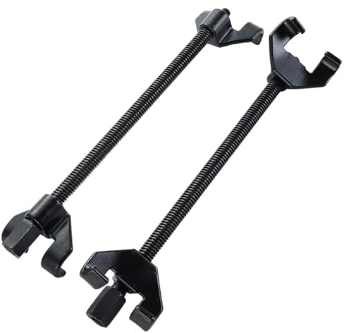 ATPEAM Federspanner KFZ, 2tlg Krallen Federspanner Set, 380mm Spannweite für Auto Stoßdämpfer und Tieferlegung, Universeller Federspanner für PKW