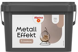 Alpina Effektfarbe Metall Effekt Grundierung Roségold 2,5 Liter